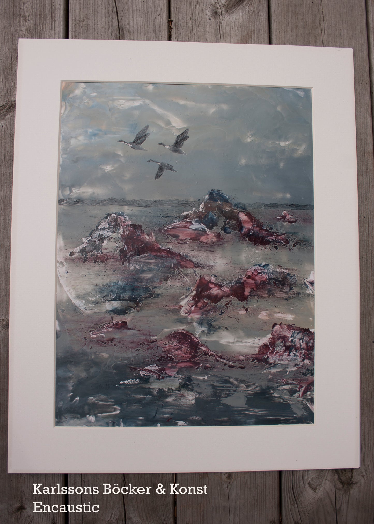 Flyttfåglar Encaustic